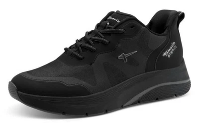Tamaris Halbschuh Schwarz Textil Mesh Step IN Sneaker Schnürschuh Wechselfußbett - Bild 1 von 4
