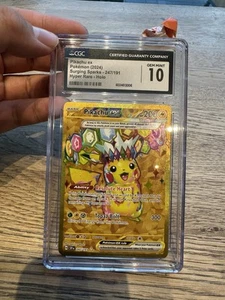 Prismatic Evolutions - Pikachu Ex | Hyper Rare Holo 247/191 | CGC GEM MINT 10 - Picture 1 of 1