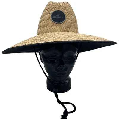 Sombrero de paja de gran tamaño O'Neill Sonoma protección solar salvavidas jardinería ala ancha Foto 1 de 4