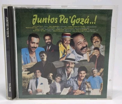Eddie Santiago Frankie Ruiz Oscar D'Leon Juntos Pa' Goza' CD 1988 Salsa - Image 1 of 3