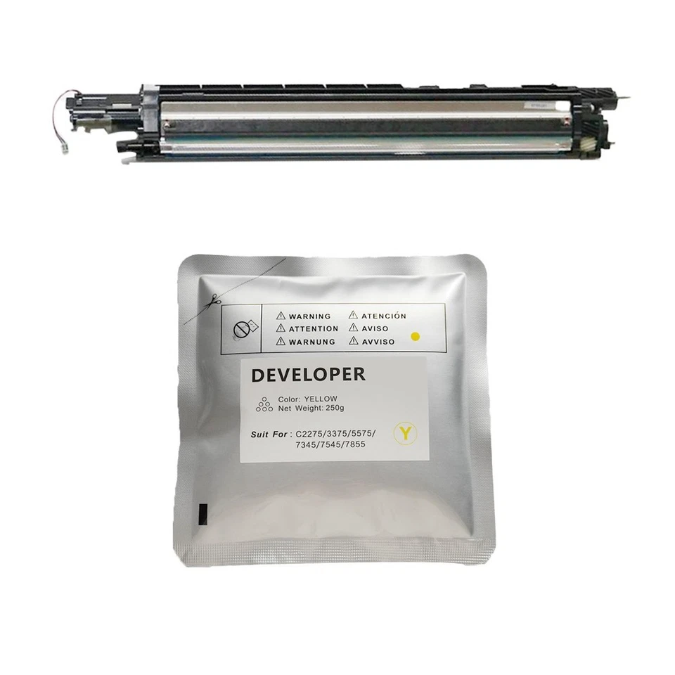 Carcasa de desarrollador para Xerox WorkCentre 7855 7845 7835 7830 7525 7530 7535 amarillo Foto 1 de 1