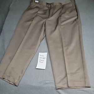 Savane Mens Comfort Plus Waistband Pleated Front Dress Pant Size 40X26.5 - Picture 1 of 10