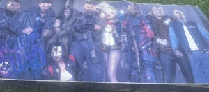 NEW SUICIDE SQUAD MOVIE Promo Poster 8 Feet By 3 Feet Nice Rare - Picture 1 of 4