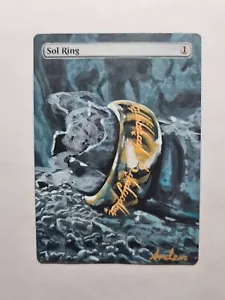 SOL RING ONE RING LOTR LORD RINGS V2 MAGIC ALTERED ART HAND PAINT DEMIAN SOLIS - Picture 1 of 12