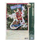 Dimensions Checking His List Stocking Counted Cross Stitch Kit-16" Long 14 Count