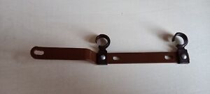 Wood Curtain Pole Overlap Arm. Brown. Each.   RIGHT CURTAIN OVER LEFT. Free P&P.