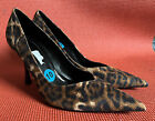 BERSHKA Leopard Animal Print Stiletto Heels Pump Women’s Size 10 Sexy Fun Style