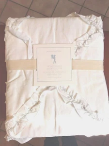 Pottery Barn Disney holiday Duvet cover princess white ruffle princess $169 - Picture 1 of 3