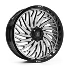 20x7 Axe Hydra Black And Polished Face UTV Wheel 4x137/4x156 (10mm)