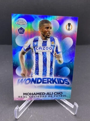 2022-23 Topps Chrome UEFA Mohamed-Ali Cho Wonderkids Rookie RC Real Sociedad - Image 1 of 2