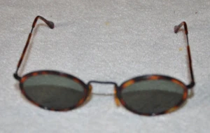 Vintage Ellen Tracy E5-138-5 Tortoise Oval Sunglasses Austria - Picture 1 of 3