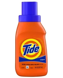 NUOVO! TIDE (8 oz.) Bottiglia ●ORIGINALE● Detersivo liquido profumato per bucato (5) carichi. - Foto 1 di 12