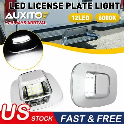 2X Bright LED License Plate Lights Tag Lamps For 88-00 Chevy C/K 1500 2500 3500 - Image 1 of 4