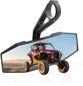 Rear View Center Mirror For Polaris General RZR Ranger 570 900 1000 XP Arctic - Picture 1 of 8