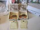 2 LLEDO COLLECTABLE OLD GWR VEHICLES + CERTIFICATES  AND STANDS-- DRIVER MISSING