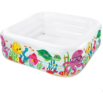 Intex Sea Aquarium Pool Kinderpool Planschbecken Gartenpool 159x159x50 cm 57471 - Bild 1 von 4