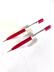 2 Red Sheaffer vintage mechanical twist pencils for teachers! (red lead) Ex Cond - Picture 1 of 6