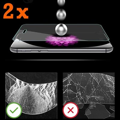 2x Panzerfolie Schutzfolie Displayschutzfolie Displayfolie Glasfolie Glas Folie - Bild 1 von 4