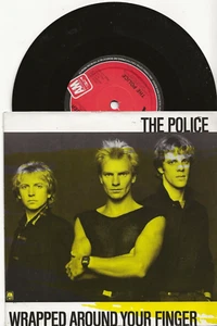 THE POLICE WRAPPED AROUND YOUR FINGER UK SINGLE WITH YELLOW SLEEVE, MINT - Picture 1 of 2