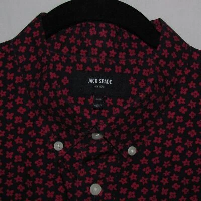 Jack Spade Shirt Mens Extra Large XL Floral Button Up Short Sleeve  - Image 1 of 4