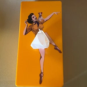 Funda de caja de pañuelos falda voladora para mujer con perro Jack Russell día del padre - Imagen 1 de 12
