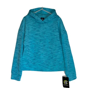 Champion Girls Fleece Lined Hoodie Hooded Sweatshirt Blue Soft Sz S 6 6X NWT - Picture 1 of 11
