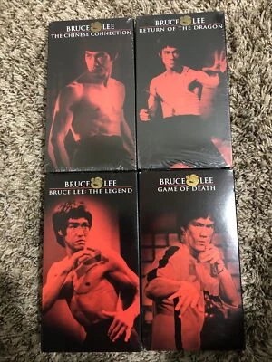1999 Bruce Lee The Master Collection 4 VHS Tapes Kung Fu 2 Movies Sealed, - Image 1 of 3