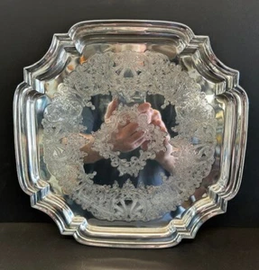#4101 12"X12" TOWLE Silver Plate - Picture 1 of 3