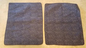 2 Blue Pillow Shams STANDARD Football Baseball Soccer Basketball Embroidered - Picture 1 of 4