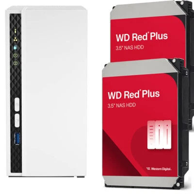 QNAP TS-233 NAS Compact 2-Bay Storage with 4-36TB HDD Capacity Home/Small Office - Image 1 of 4