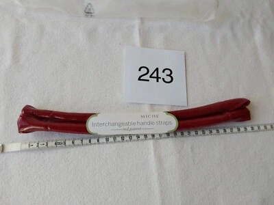 MICHE BAG - Griffe / Henkel  / Riemen aus Rotem Kunstleder - Bild 1 von 3