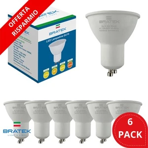 6PZ Bombillas GU10 LED 8W Chip Samsung Bombilla 3000K 4000K 6500K Foco 710LM - Imagen 1 de 32