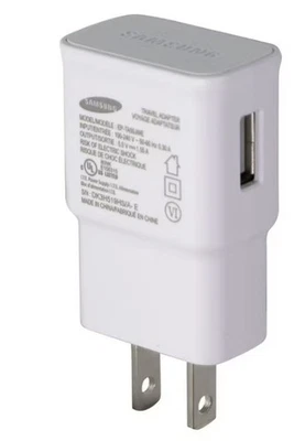Samsung (5V/1.55A) Single USB Wall Charger / Travel Adapter - White (EP-TA50JWE) - Image 1 of 4