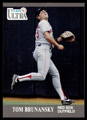 1991 Ultra #29 Tom Brunansky - Boston Red Sox - Image 1 of 2