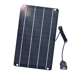 FlexSolar Solar Panel 6W 5V High Performance Single Crystal USB Ultra Thin Porta - Picture 1 of 9