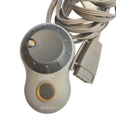 Control de manta térmica eléctrica Sunbeam 3 clavijas PAC-448-1 estilo S85A E23623F Foto 1 de 4