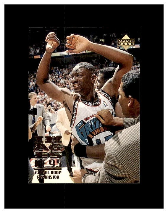 1995-96 Upper Deck Global Hoop Expansion Images of 95 #334 Vancouver Grizzlies - Image 1 of 2