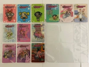 PowerPuff Girls Series 1 Lenticular Promo Card Set 1-12 Complete Inserts Motion - Picture 1 of 6