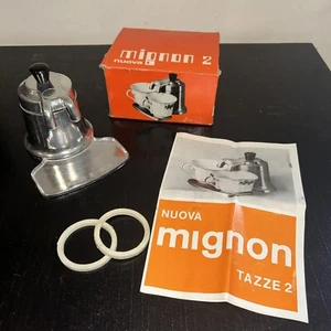 LBC A9 CAFETIÈRE ITALIENNE EXPRESSO MIGNON 2 NUOVA TAZZE 2 EN BOÎTE / TBE - Imagen 1 de 18