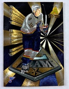 Brett Hull 1995 Pinnacle Zenith Z-Team #15 - St. Louis Blues - Damage - Picture 1 of 2