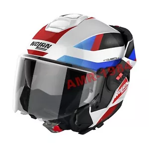 Casco Nolan N120-1 Modular Versión Subway N-Com Azul - Rojo Col. 24 Talla "M" - Imagen 1 de 2