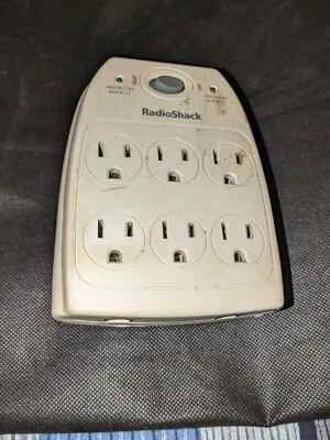 RadioShack 6 Outlet Wall Mounted Equipment and Phone Line Surge Protector - Image 1 of 4