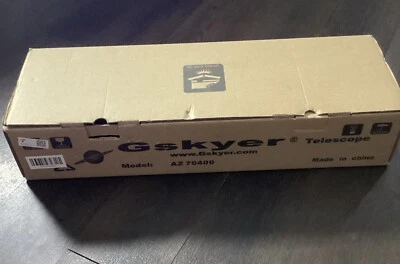 Telescopio Gskyer AZ70400 70mm Apertura 400mm Montaje AZ Teléfono Bolsa de Transporte Control Remoto Foto 1 de 4