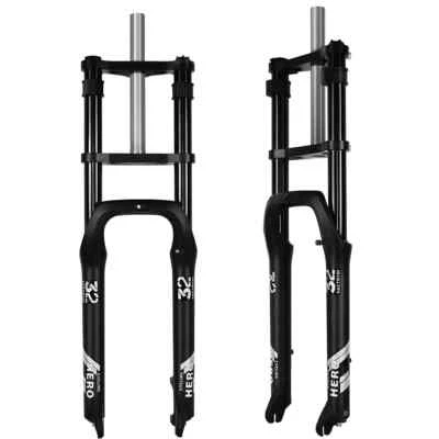 Snow Bike Front Fork 20/26er 4.0 Tire 160mm Stroke Hydraulic Lock Shock Absorber - Image 1 of 4