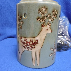 Scentsy Wax Warmer Winter Stag Reindeer Deer Snowflake Holiday Collection Snow - Picture 1 of 14