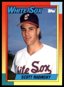 1990 Topps Traded Scott Radinsky Baseball Cards #99T
