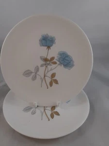 Wedgwood Eisrose Seitenplatten x 2 Knochen China 1. Qualität 17 cm Vintage British - Bild 1 von 8