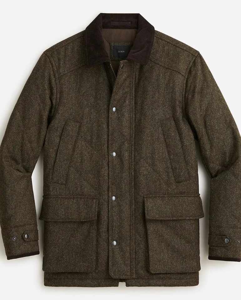 J. Crew Quilted Highland Skye jacket in English Wool - Size Large - Brand New! - Image 1 of 1
