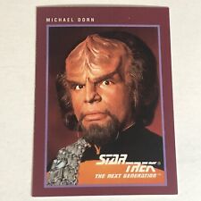 Star Trek The Next Generation Trading Card Vintage 1991 #134 Michael Dorn