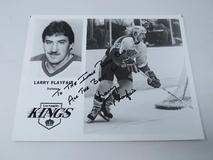 Larry Playfair Los Angeles Kings Signed Autographed Original 10X8 Hockey Photo - Picture 1 of 2